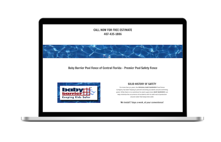 Mac Baby Barrier Pool Fence of Central Florida Premier Pool Safety Fence