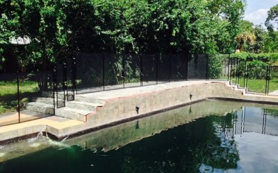 Pool Safety Fences Even On Steps