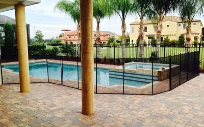 Bay Hill Pool Fence Install