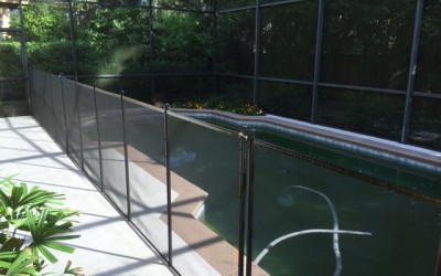 Heathrow Pool Safety Fence