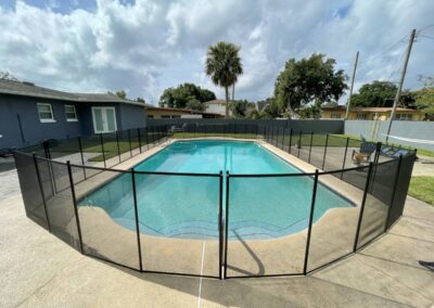 Surrounded with Baby Barrier® Pool Fence