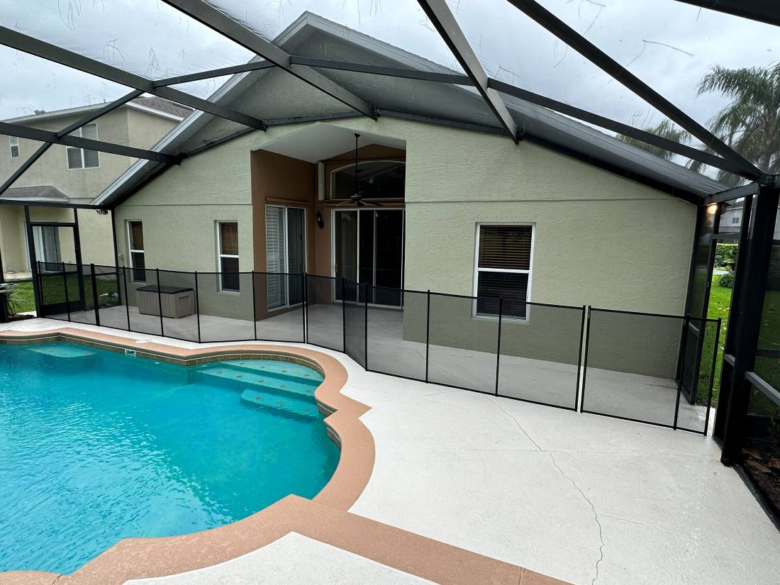 Custom Pool Fence Install